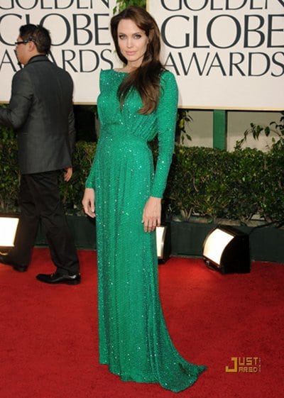 Angelina Jolie & Brad Pitt Golden Globes 2011