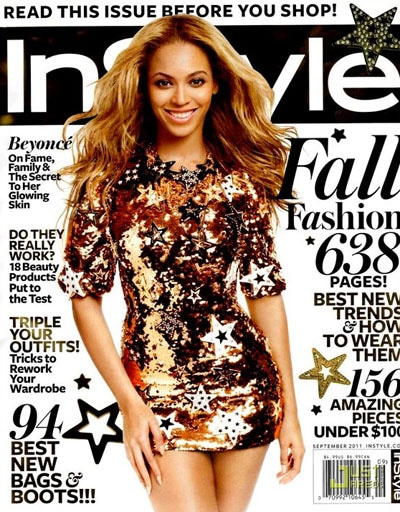 Beyonce Instyle septembre 2011