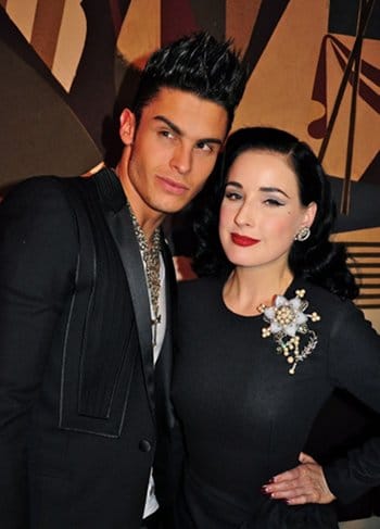 Dita Von Tease et Baptiste Giabiconi