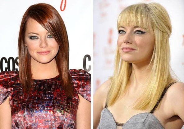 Emma stone brune-blonde