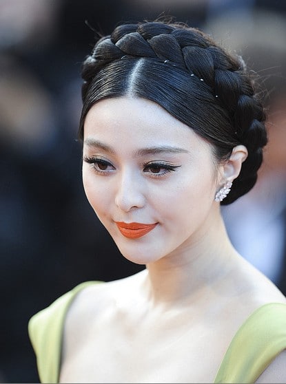 Fan Bing tresse couronne