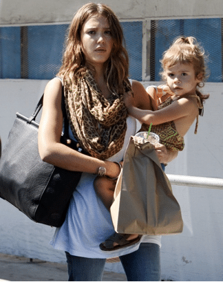 Jessica Alba et sa fille Honor Warren