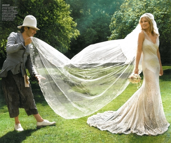 John Galliano et Kate Moss mariage