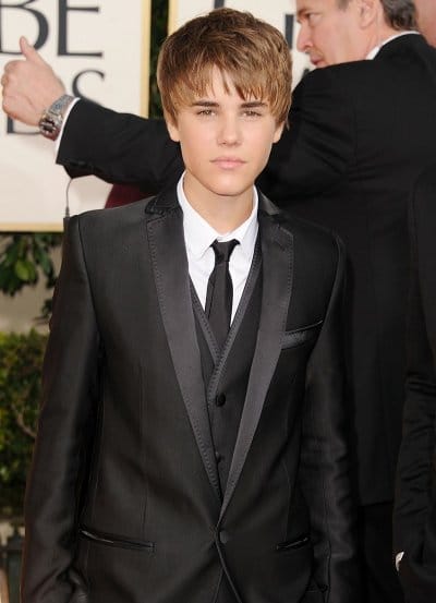 Justin Bieber golden globe awards 2011