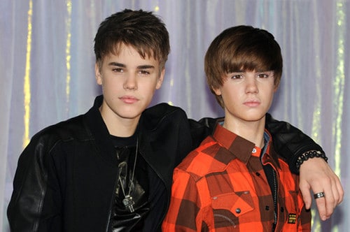 Justin Bieber statue de cire