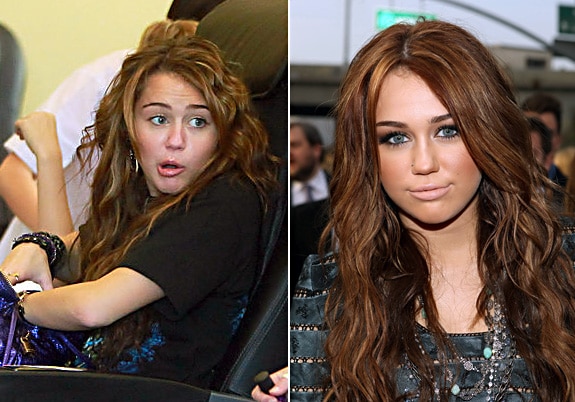 Miley Cyrus sans maquillage