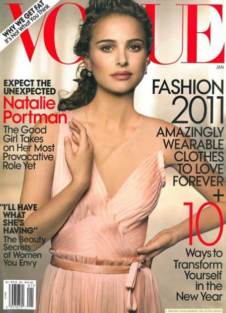 Natalie Portman Vogue US Janvier 2011