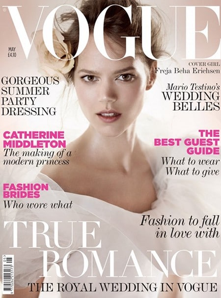 Vogue mariage Freja Beha