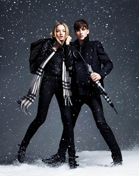 campagne publicitaire burberry automne hiver 2010