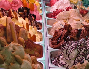 glaces italiennes gelati