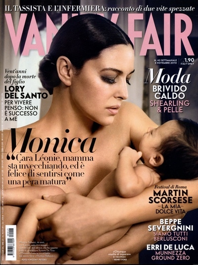 Monica Bellucci leonie vanity fair italia