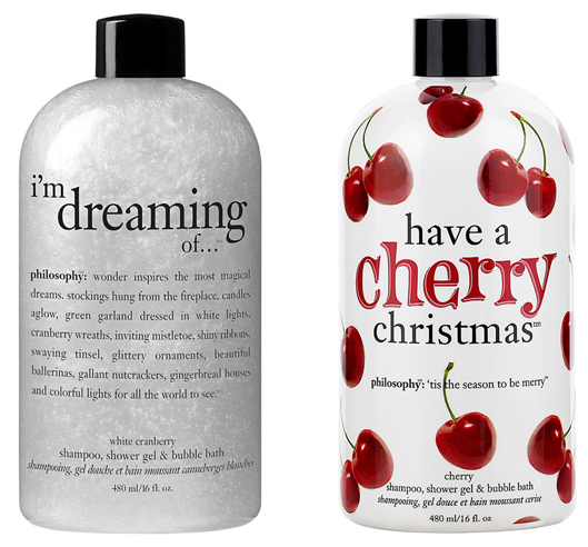philosophy i'm dreaming of white cranberry & have a cherry christmas