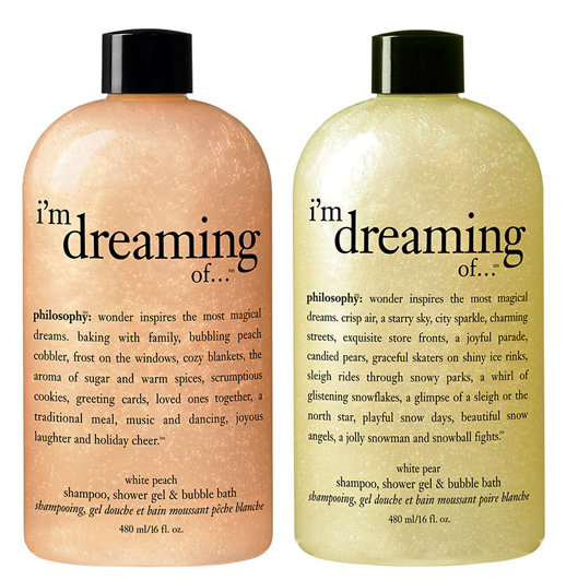 philosophy i'm dreaming of white peach & white pear