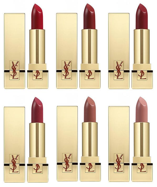 rouges pur couture ysl teintes